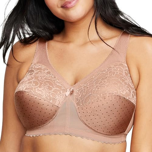 Glamorise Damen 1000 Full Coverage Bra, Mokka, 85H