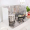 Protector Pared Antisalpicaduras Cocina, Protector de Pantalla de Salpicaduras de Aceite Alumini Duradero Plegable de 3 Lados, Pared Protector de Pantalla antisalpicaduras para Hogar Cocina
