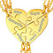 FaithHeart Puzzle herzkette für 6 personalsierte herzkette mit Namen Gravur für Kinder und Jugendlilchen