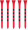Zivisk Golf Tees Holz - 100 Stück 83mm Bambus Tees (Rot)