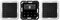 JUNG DABA2BTSW Smart Radio DAB+ mit Bluetooth - Set mit 2 Lautsprechern Stereo Schwarz