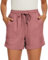SMENG Sommer beiläufige Art und Weise lose Hosen Kurze Hose Damen Workout Kordelzug Damen Shorts Kurze Sporthose Lounge mit Taschen Rosa XL