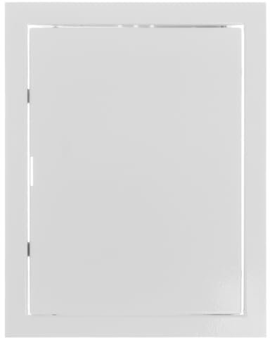 200x150mm Puerta de Inspección - Panel de Acceso Metálica - Trampilla para Pared o Techo - Acero Galvanizado Blanco