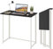 Dripex Faltbar Tisch Kleiner Schreibtisch klappbar 80 x 45 cm Keine Montage Computertisch Platzsparender Tisch für Homeoffice Arbeitszimmer PC (Schwarz)