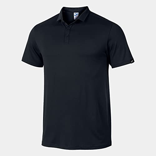 Joma Polo Manga Corta Sydney, Camiseta Hombre, Negro, S