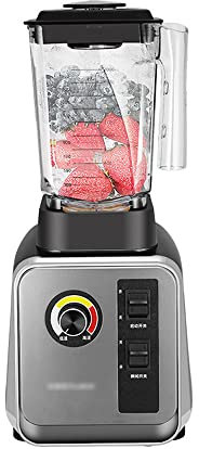 MNSRRN Commercial Milk Tea Shop Ice Crusher, Food Processor 1500W Multifunctional Blender, 2000ml Large Capacity PC Container, Grinder Juicer