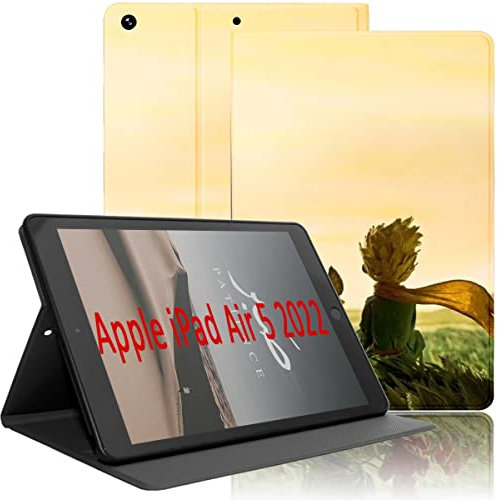 Yoedge Coque pour Tablette iPad 10,9 (iPad Air 5ème Génération 2022/iPad Air 4ème Génération 2020),Étui Protection Case Cuir PU Housse Fine et Légère Smart Cover avec Fonction Support,Little Prince 1