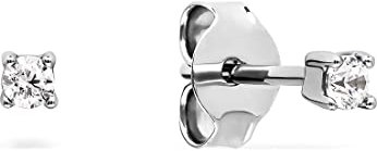 FAVS Damen-Ohrstecker 925er Silber 2 Zirkonia One Size 88385357