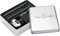 FABER-CASTELL 201532 - Geschenkset Grip Edition, mistletoe, mit Füller M, Kugelschreiber XB, Tintenglas 30 ml und Steckkonverter