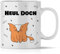 mindmonkeys® Tasse mit Spruch Heul Doch Fuchs für immer pöbelnde Kollegen Freunde Chefs lustige Statements zum Geschenk Geschnekidee zum Geburtstag Vatertag Keramik 300 ml