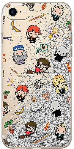 ERT GROUP Handyhülle für Apple iPhone 7/8/ SE 2/ SE 3 Original und offiziell Lizenziertes Harry Potter Muster Harry Potter 026 optimal an die Form des Handy angepasst, mit Glitter Overflow Effekt