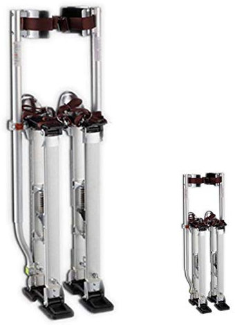 RsFiL Plastering Painting Stilts Drywall Tools Builder Decorators Ceiling Professional Paint Stilts 24-40in Adjustable Aluminium Alloy