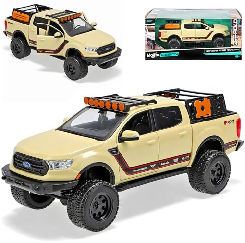 Ford Ranger Pick-Up Beige 3. Generation Ab 2015 1/27 1/24 Modell Auto