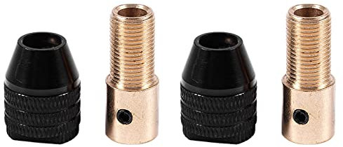 CENMEN Juego de 2 mini brocas pequeñas de 0,3 a 3,5 mm para mini portabrocas, cabezal taladro