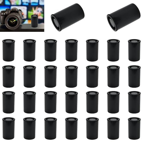 MININUSI 30 Stück Filmdosen Wasserdicht Filmdose Wiederverwendbare Filmcanister Schatzsuchgeräte Leere Filmdosen mit Deckel Plastik transparent Film Kanister Für Aufbewahrung, Kleinteile Film Kanister