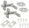 Gruvox 2 Pack Door Bolts Door Bolts for Internal Doors Rack Bolt and Windows Door Lock with Key Door Security Rack Bolt Durable Waterproof Door Mortice Security Rack Bolt