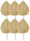 Yssevlon 6 Pièces Feuilles de Palmier Séchées Éventails de Palmiers Séchés Naturels, Grande de Palmier pour Décor de Mariage Boho, Décoration de Feuilles de Palmier Tropicales S