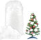 Watte Deko Weihnachten, 150g Weich Flauschig Schneewatte Deko, Hohe Elastizität Schneematte, Deko Watte Schnee, Kunstschnee Watte für Weihnachtsbaum, Winterdorf-Displays, Tischläufer, Feiertagsdeko