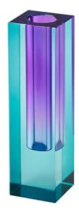 Gift Company Sari, Kristallglas, Vase H14cm, blau/lila, gs, 4x14x4cm