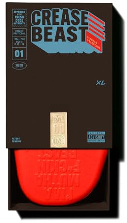 Crease Beast Memory Foam Shoe Crease Protector - Stops Creases in New & Old Shoes - for Jordan’s, Dunks, Air Force for Men’s Sizes 13-16 - XL