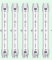 Vinaco R7S Bulb 78MM 100W, 5 Pack J78 Halogen Dimmable with 2800K Warm White, High Output 1600LM Halogen Lamp 230V 100W, Long Lifespan R7S 78MM Bulb for Security Light, Landscape Light