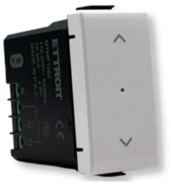 IXTRIMA Botón de persiana conectado Smart Wifi Tuya fruto módulo compatible con soportes Bticino Matix blanco