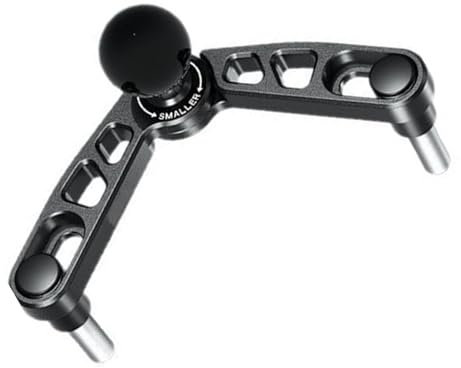 Hochleistungs Aluminium Einstellbare 25 Mm Kugel Basismontage Für Motorradgabelstiel Gerätehalter Zubehörkugelbasis