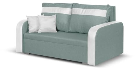 SENTO TRADE Schlaffsofa 2-Sitzer, CONDI (Mint/Weiß)