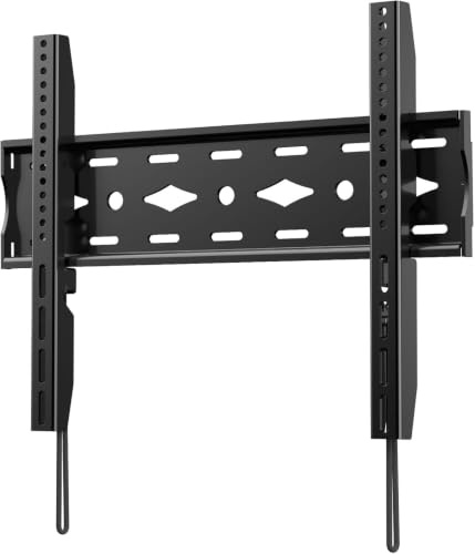 JXMTSPW Fixed TV Wall Bracket Most 26-70 Flat Screen TVs, Low Profile Wall Mount TV Bracket with VESA Up to 400x400mm and 99lbs Loading,TV Mount with Quick Release Lock Fit Most 32+ 43+ 55+ 65+ TVs