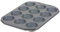 Dexam Non Stick 12 Cup Muffin pan Carbon Steel, Grey
