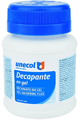 Unecol 7007 Decapante (Gel, Bote con Pincel), Blanco, 100 g