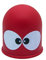 Schutzkappe Anhängerkupplung Abdeckkappe Abdeckung Kappe AHK Lustig Geschenkidee Motiv: Big Eyes (Rot)