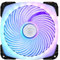 SilverStone Technology PWM - Ventilador RGB de 140 mm con Doble rodamiento de Bolas y Marco de pingüino de Aire (SST-AP142-ARGB)