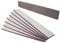 EuBeCos 100 x PREMIUM Profi Nagel Feilen Zebra Extrabreit Körnung 100/180 MADE IN GERMANY