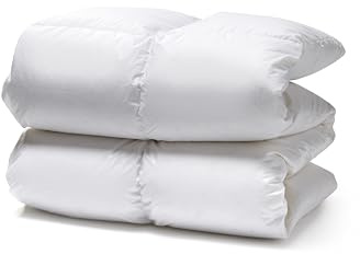 White Cloudz Daunendecke „Kaprun“ – 90% europäische Gänsedaunen | 260 × 240 cm – Ganzjahresdecke | Atmungsaktiv & hypoallergen | Nomite | Downpass