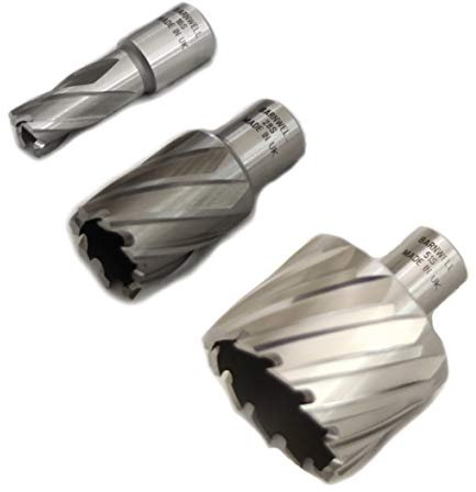 Barnwell Short Annular HSS Broach Hole Bit Cutter For Mag Drill Rotabroach (14mm)