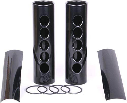 Copri Cover Steli Forcelle Forati Nero per Harley Davidson Sportster XL1220 X Forty Eight 2016-2017