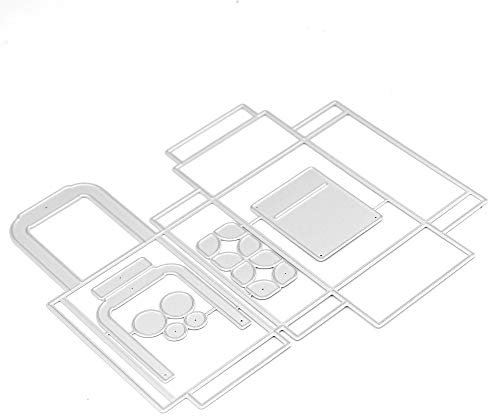 KSCRAFT Niedliche Koffer-Box Metall-Stanzformen Schablonen für DIY Scrapbooking dekorative Prägung DIY Papierkarten
