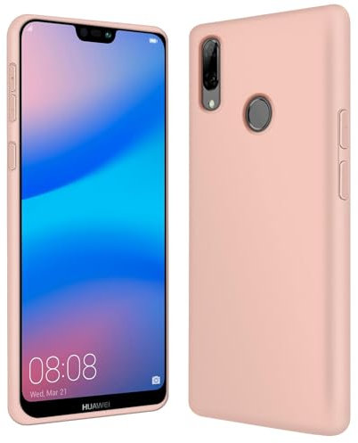 CoolGadget Schutzhülle TPU für Huawei P20 Lite, Silikonhülle, stoßfest, Kratzfest, kabelloses Laden, weiche Innenseite, Rosa
