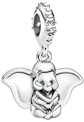 HGFRT Frau Charms Hohle Perlen Cartoon Elefant 925 Sterling Silber Perlen Nette Kleine Dumbo Charms Fit Pandora Armband Für Frauen Schmuck