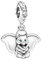 HGFRT Frau Charms Hohle Perlen Cartoon Elefant 925 Sterling Silber Perlen Nette Kleine Dumbo Charms Fit Pandora Armband Für Frauen Schmuck