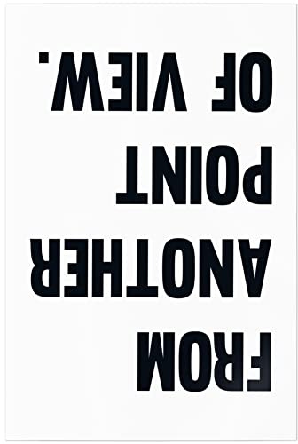 JUNIWORDS Poster, from Another Point of View. UMGEKEHRT, 40 x 60 cm