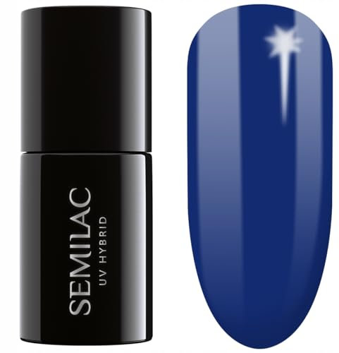 Semilac Esmalte Semipermanente UV 308 Festive Blue 7ml Colección Festive Wonder Colors