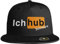 Ich hub Schnaps Snapback Cap lustige Snapback mit Trinkspruch Ich hab Schnaps Saufi hacke dicht voll Saufi Malle Saufen Bier Alk Alkohol Party (8 Farbvarianten), Farbe: Schwarz/Schwarz