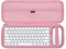 Aproca Hartschalen-Aufbewahrungshülle für Apple Wireless Magic Keyboard 2 – MLA22LL/A und Apple Magic Bluetooth Mouse 2, Rosa