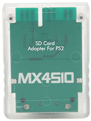 PUSOKEI MX4SIO SIO2SD Adattatore per Schede SD per , Lettore di Schede di Memoria per Console di Gioco, Adattatore per Schede di Memoria per Console di Gioco Fat , Plug And