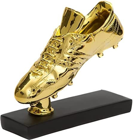 WAHJA Shoe Cup, Fan Souvenir, Football Player Trophy, Trophées Best Shooter Award Trophy, Football Boot Champion Award (Couleur: Or)