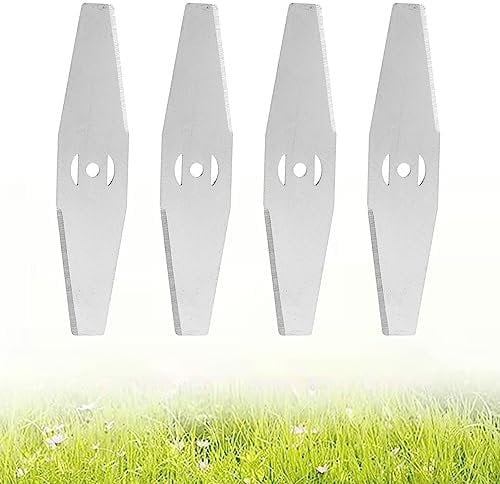Electric Weed Wacker Cordless Metal Blade, Electric Grass Trimmer Blade Edger Lawn Tool Accessory for Cordless String Trimmer Electric Weed Wacker Battery Powered Weed Wacker Brush Cutter