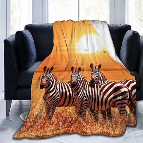 SJSXWQN Decke Rotes Zebra Kuscheldecke Flauschig für Bett und Sofa Extra Weich Warme Mikrofaser Wohndecke Fleecedecke als Sofadecke Couchdecke Kuscheldecke - 180x200 cm