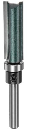 QUARKZMAN Fraise à Copier à Motif Queue de 1/4 Longueur de Coupe de 1-1/2 Diamètre de Coupe de 1/2 avec Roulements Supérieurs Précise Du Bois Outil de Fraisage Façonnage Bords Menuiserie